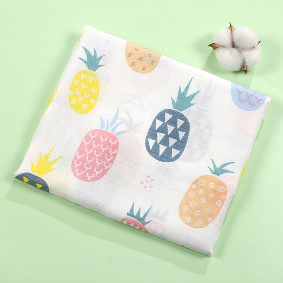 Pineapple-patterned Muslin Cloth