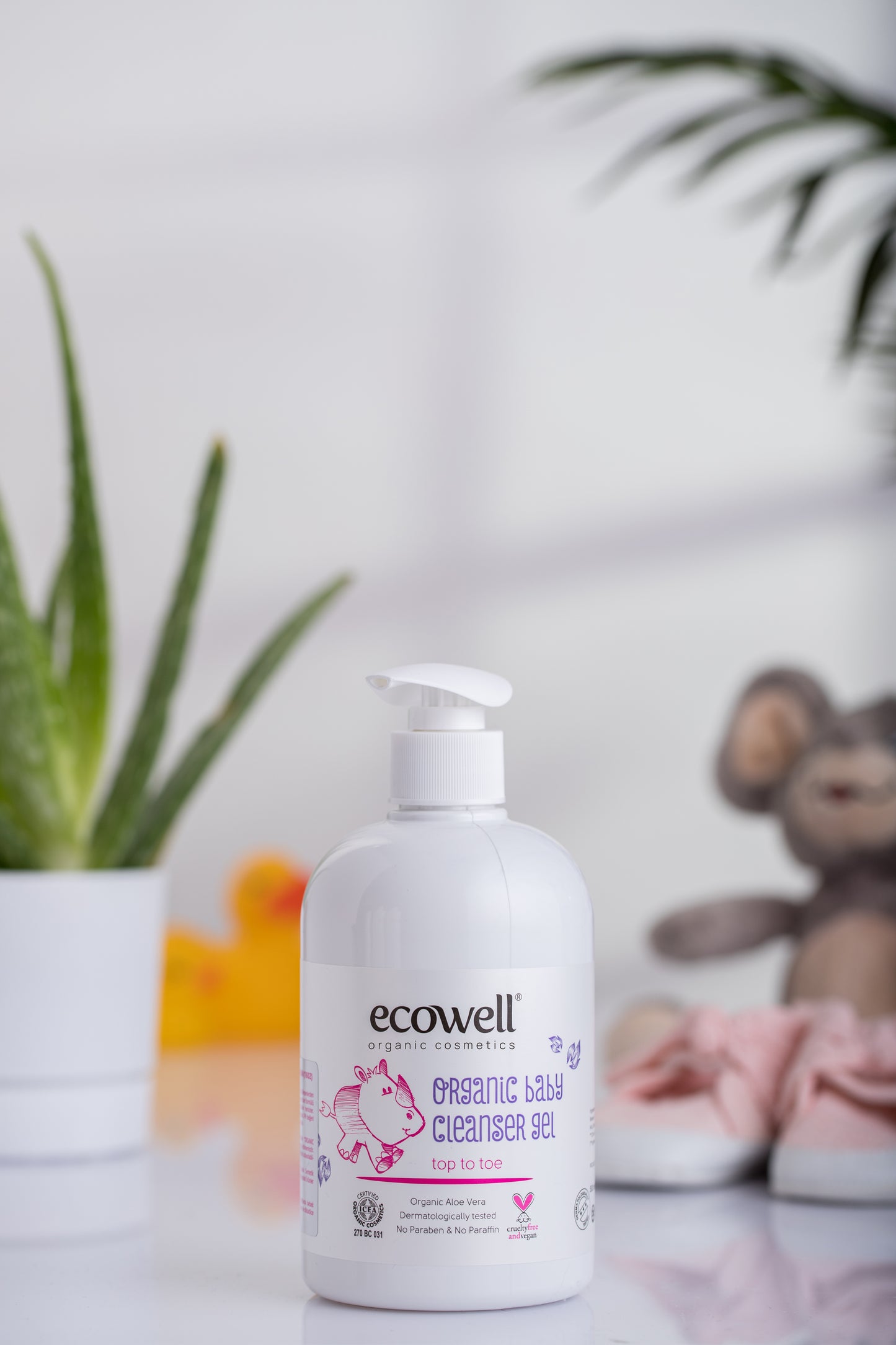 Ecowell Organic Baby Cleanser Gel (500ml)