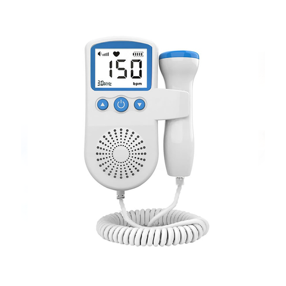 Fetal Doppler Heartbeat Monitor - Blue