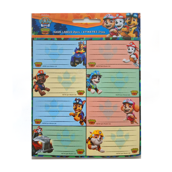 Paw Patrol Notizbuch-Etiketten-Set (16 Stück)