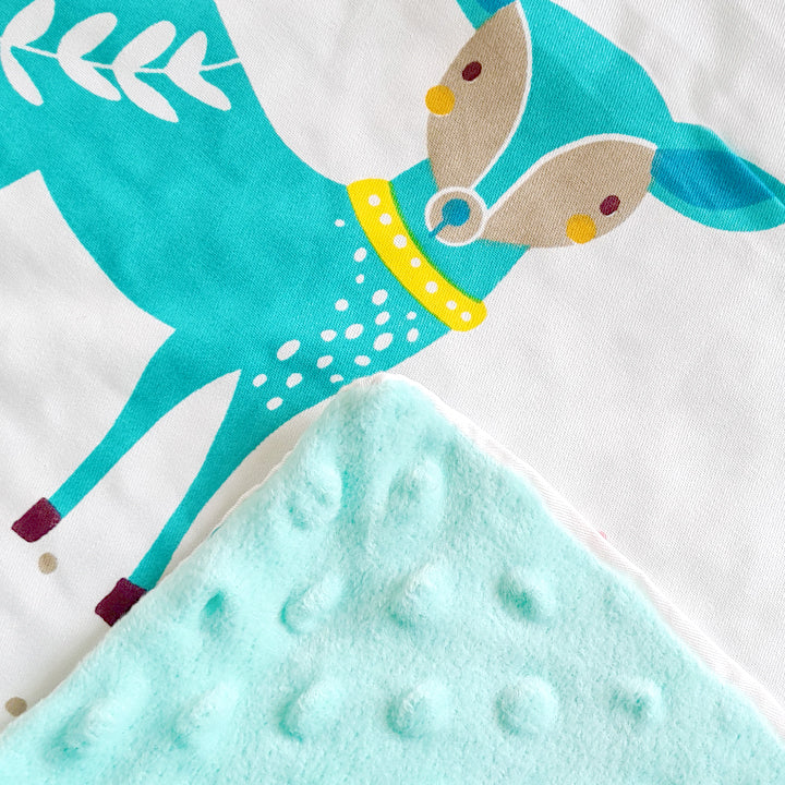 Forest-print Baby Blanket