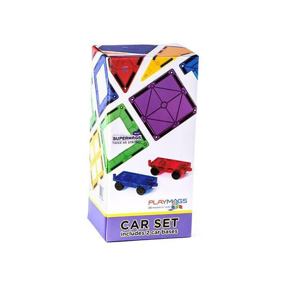 PLAYMAGS Magnetic Car Building Set (2 pcs/box)