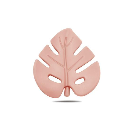 Silicone Leaf Teether - Pink