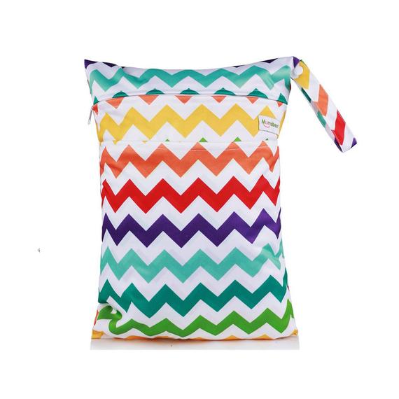 Colorful PUL wet bag for diapers