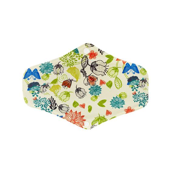 Floral-patterned Reusable Pad - Size M