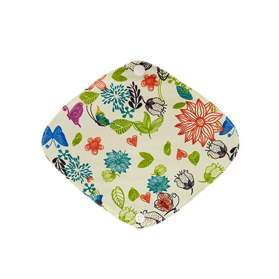 Floral-patterned Reusable Pad - Size S