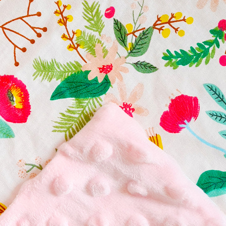 Floral-print Baby Blanket