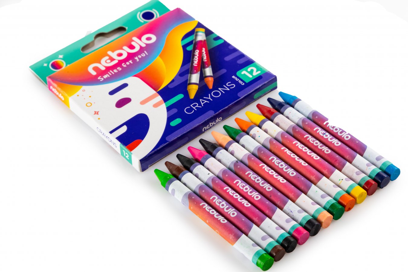 NEBULO Crayon Set (12 colors)
