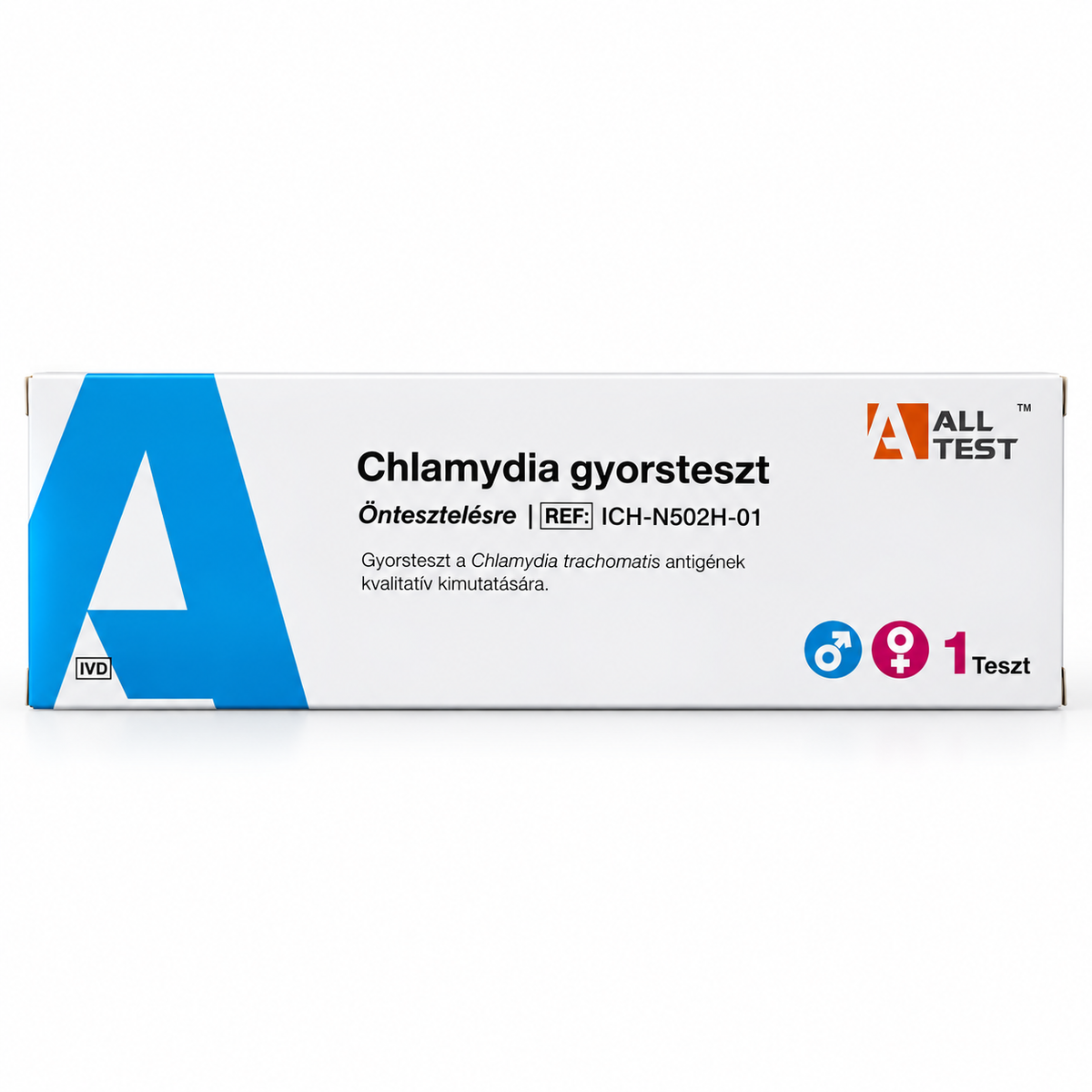Chlamydia Rapid Test – for Home Self-Testing for Women and Men (1 test/box)