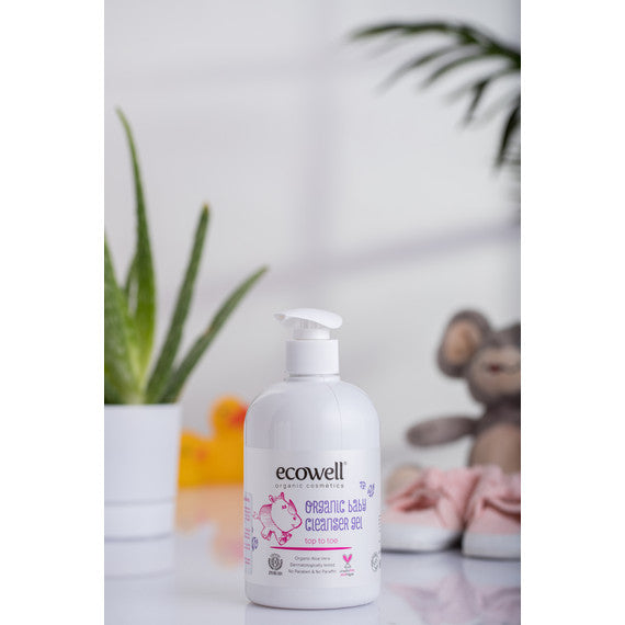 Ecowell Newborn Kit (shampoo, bath gel, diaper rash cream)