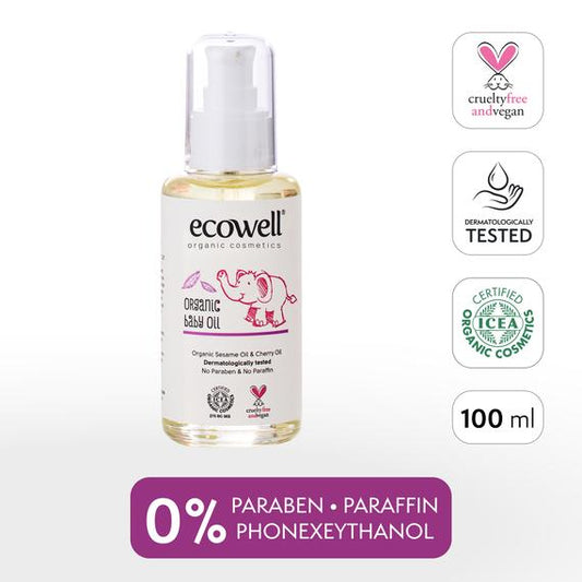 Ecowell Organic Baby Oil (100ml)