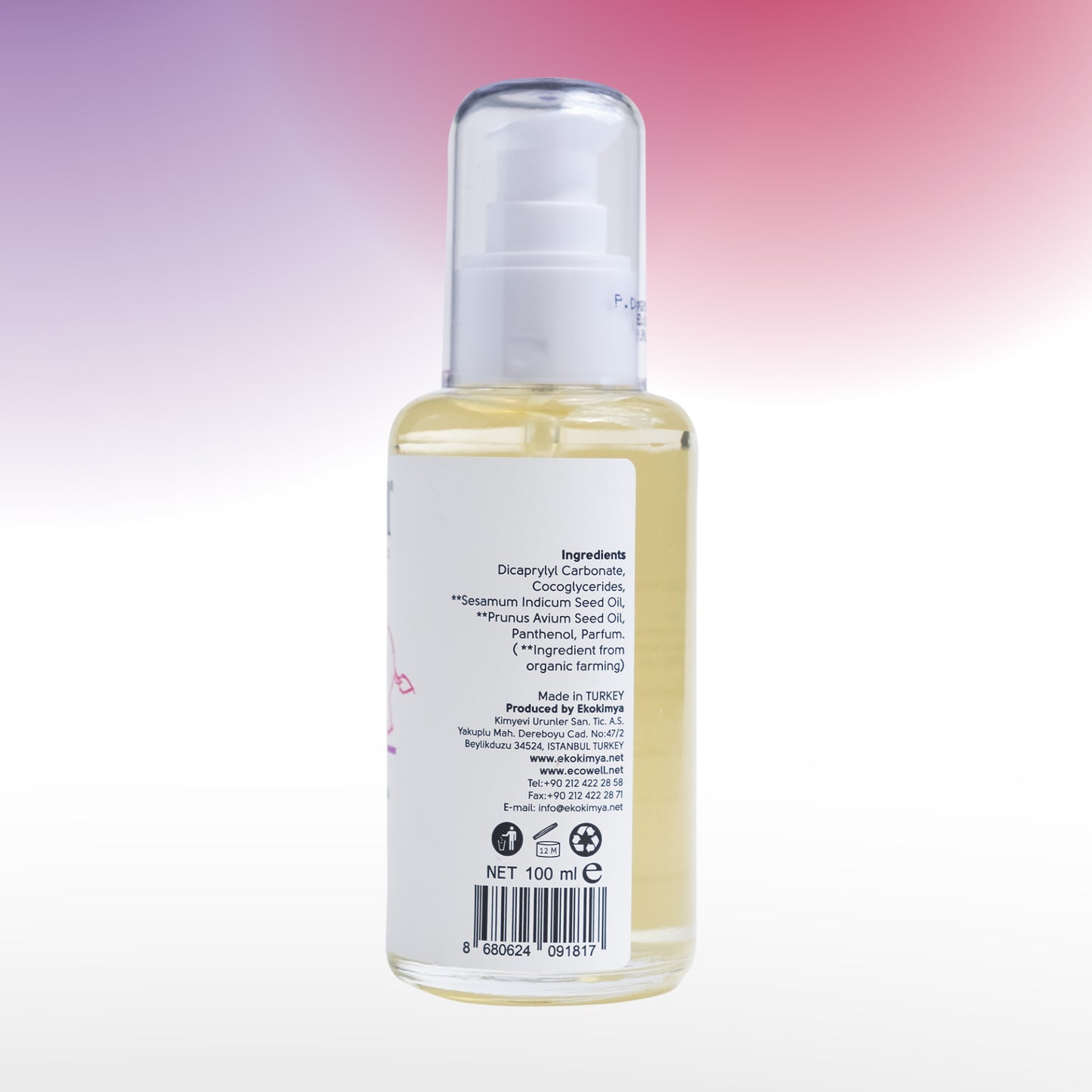 Ecowell Organic Baby Oil (100ml)