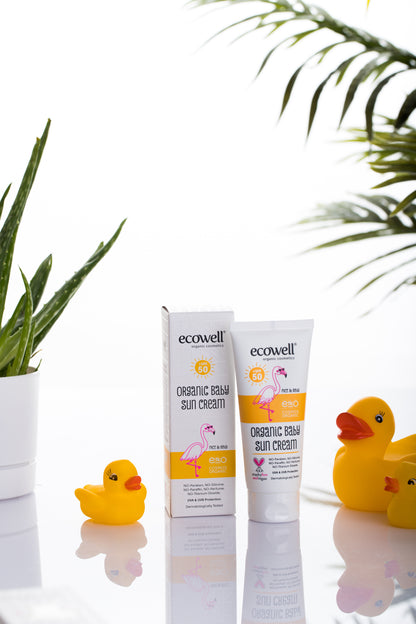 Ecowell Organic Baby Sun Cream SPF 50 (110 g)