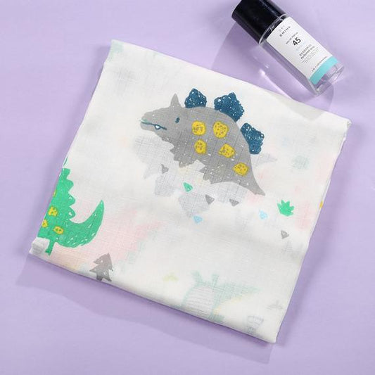 Dino-patterned Muslin Cloth