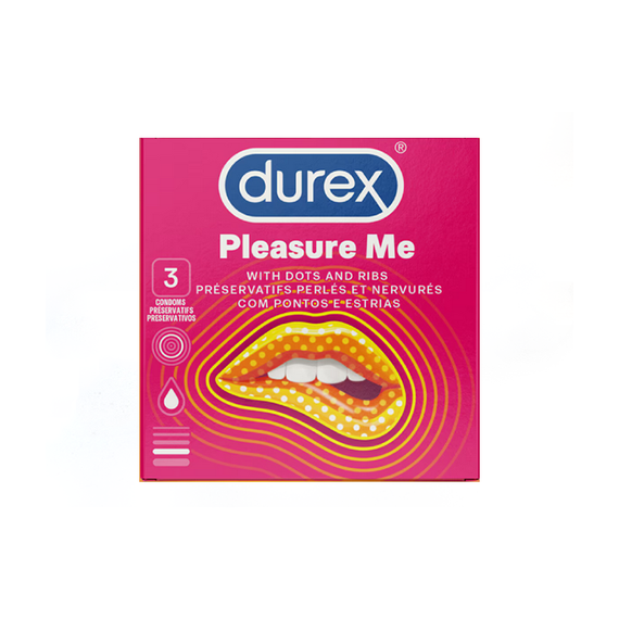 Durex Pleasure Me Kondom (3 Stück/Box)