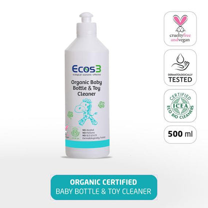 ECOS3 Organic Baby Bottle and Toy Cleaner (500ml)
