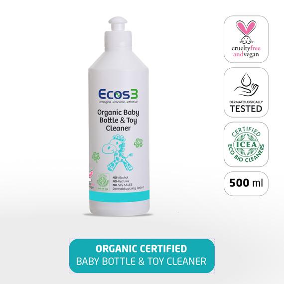 ECOS3 Bio-Babyflaschen- und Spielzeugreiniger (500 ml)