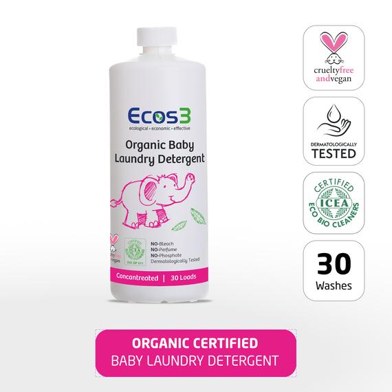 ECOS3 Organic Baby Laundry Detergent (1050ml)