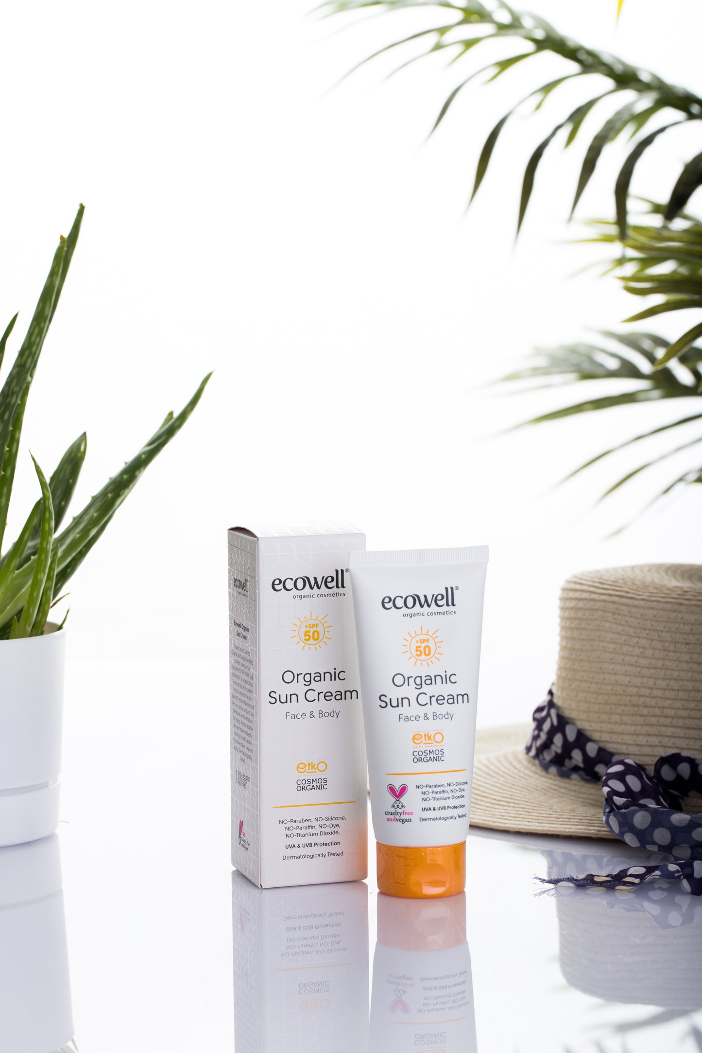 Ecowell Organic SPF50 Sun Cream (110g)