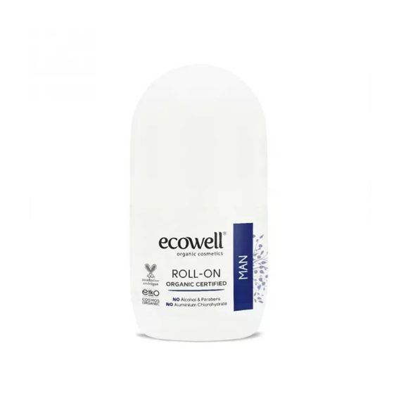 Ecowell Bio Roll-On Deo für Männer (75ml)