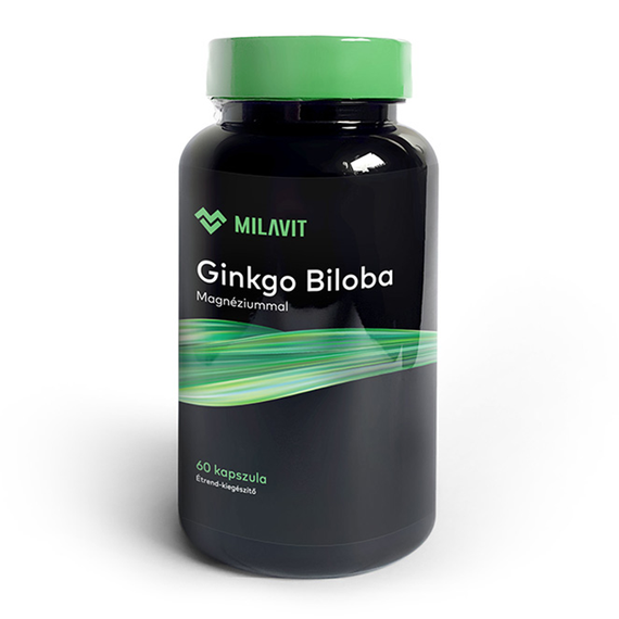 MILAVIT Ginkgo Biloba with Magnesium Dietary Supplement (60 capsules/box)