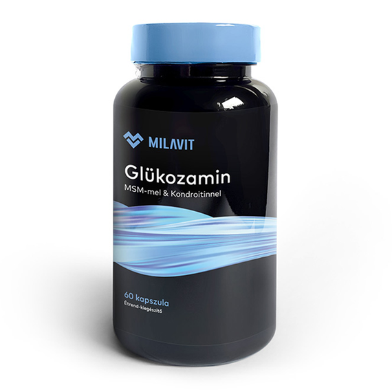 MILAVIT Glucosamin mit MSM & Chondroitin Nahrungsergänzungsmittel (60 Kapseln/Box)