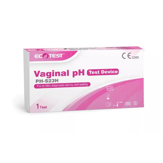 Vaginaler pH-Schnelltest für vaginale Infektionen (1 Test/Box) - ECOTEST