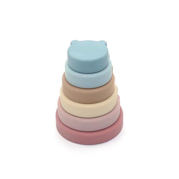 Bear Silicone Stacking Tower