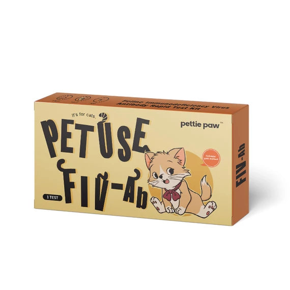 FIV-(Felines-Immundefizienzvirus)-Antikörper-Schnelltest für Katzen (1 Stück/Box)