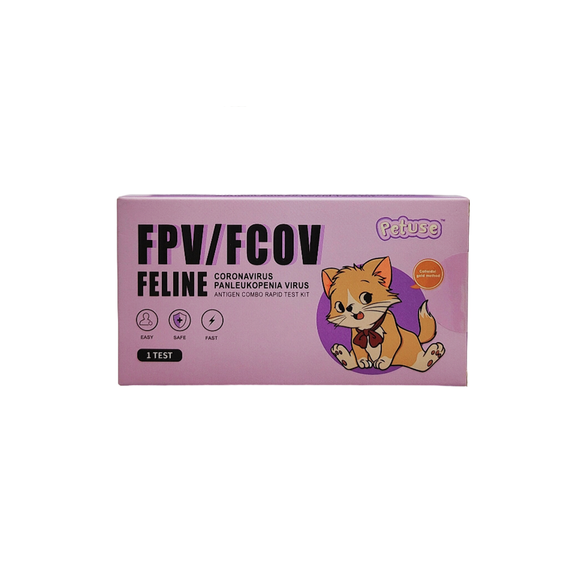 Feline Panleukopenia Virus (Feline Distemper) and Coronavirus Combined Rapid Test (1 pc/box)