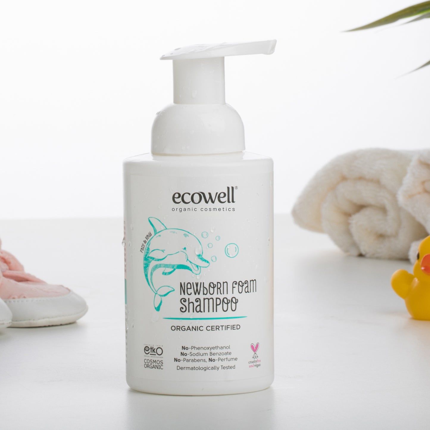 Ecowell Organic Newborn Foam Shampoo (300ml)