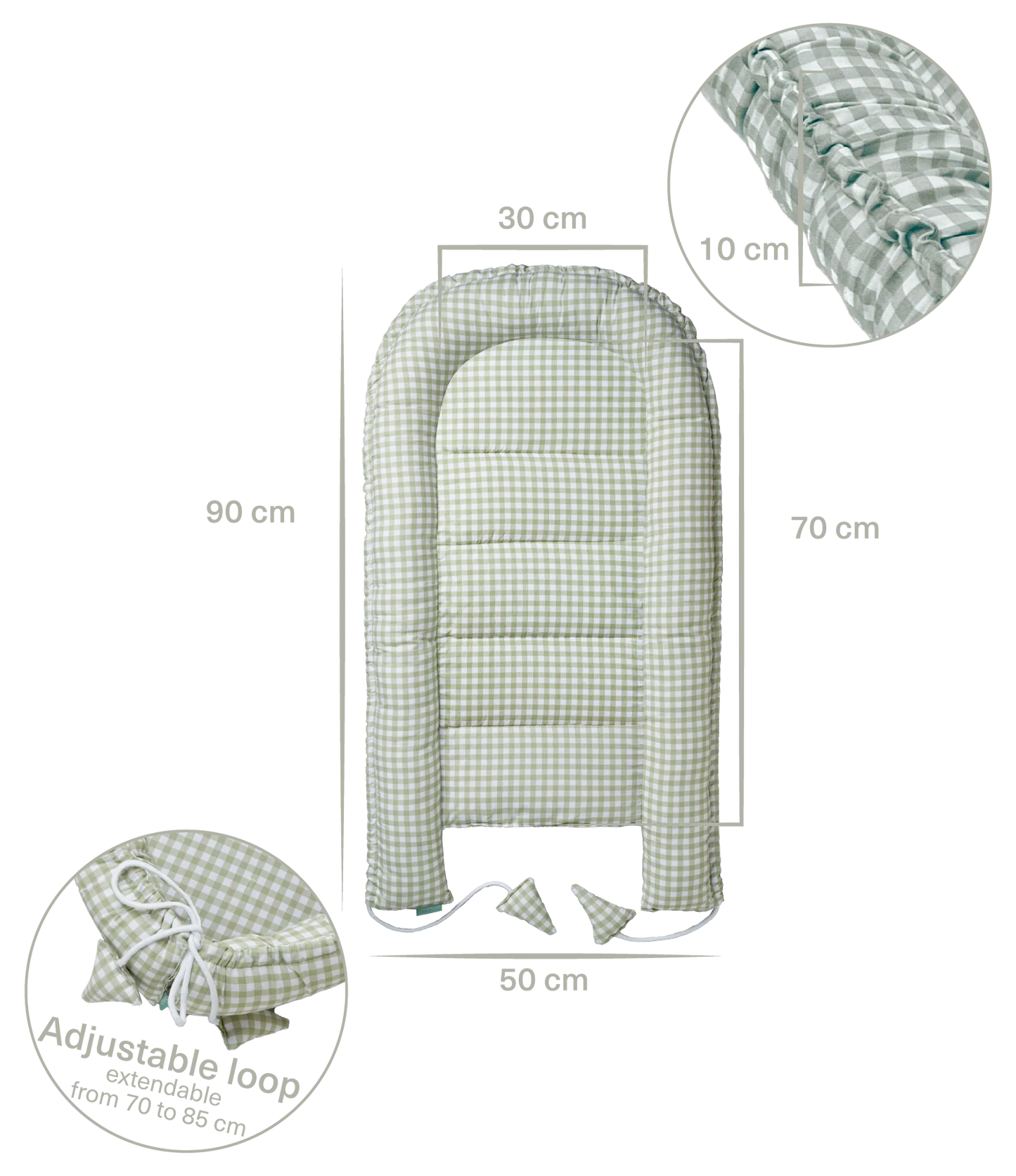 MOLIS&CO Baby Nest - Mint Tea
