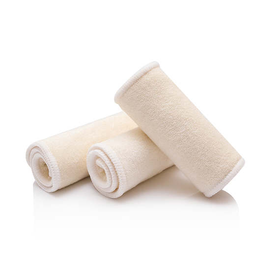 4-Layer Bamboo Terry and Microfiber Diaper Insert