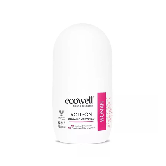 Ecowell Bio Roll-on Deo für Frauen (75ml)