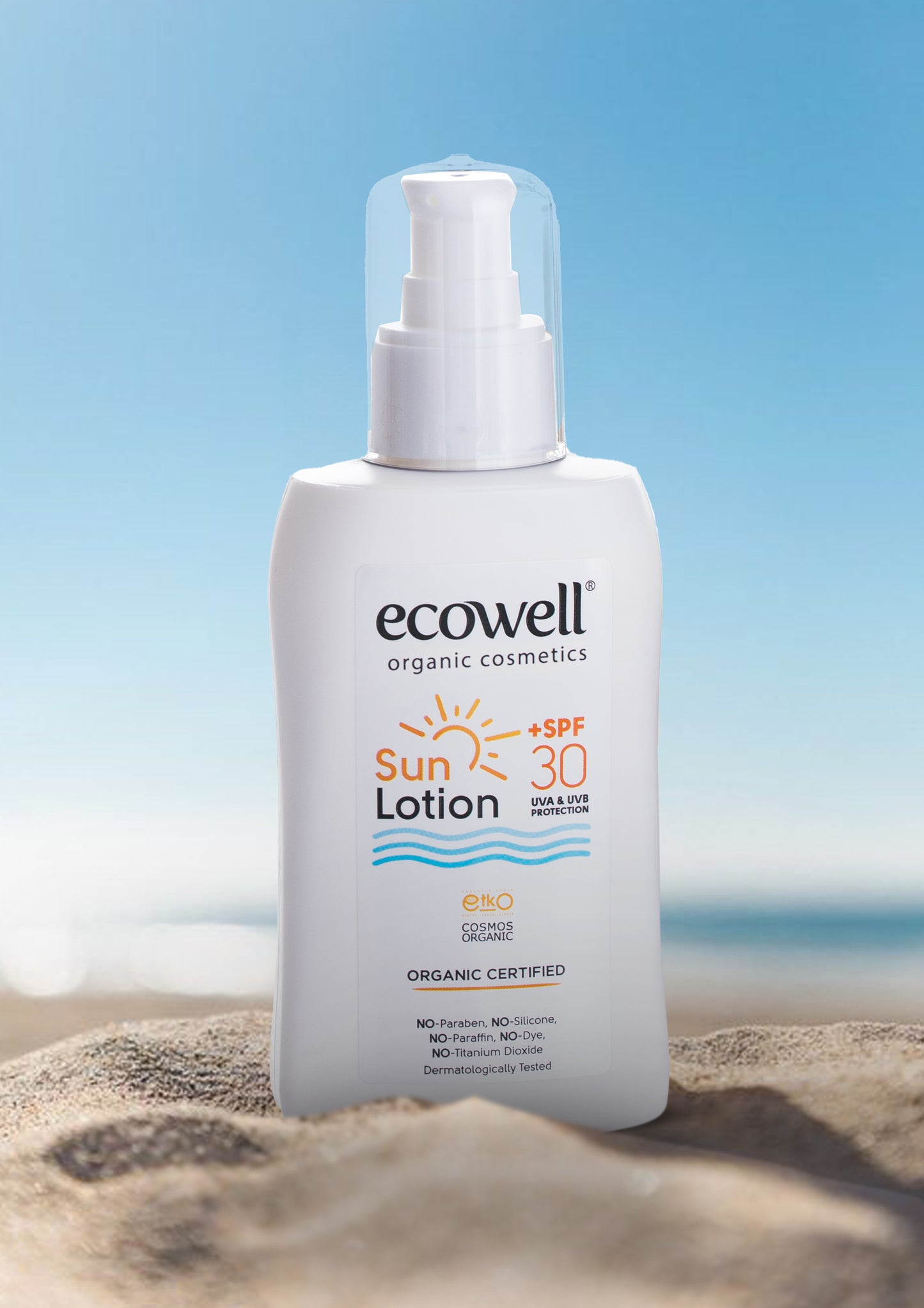 Ecowell Organic SPF30 Sun Lotion (150ml)
