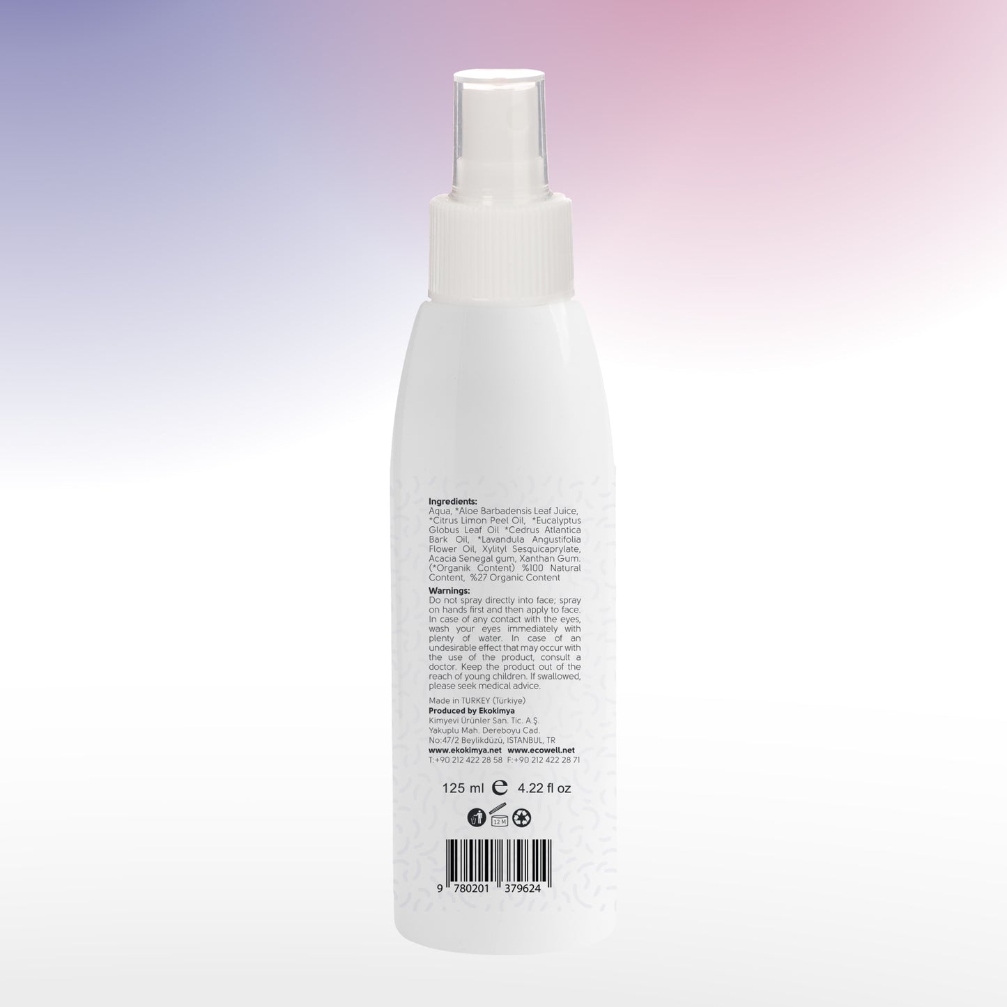 Ecowell Organic Protective Body Spray (125ml)