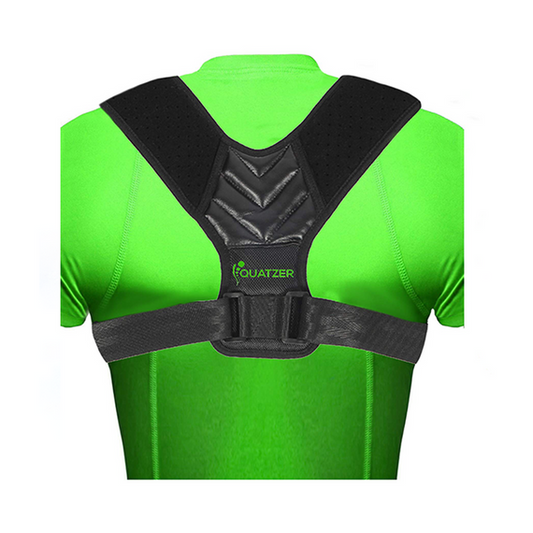Quatzer posture corrector and back straightener strap