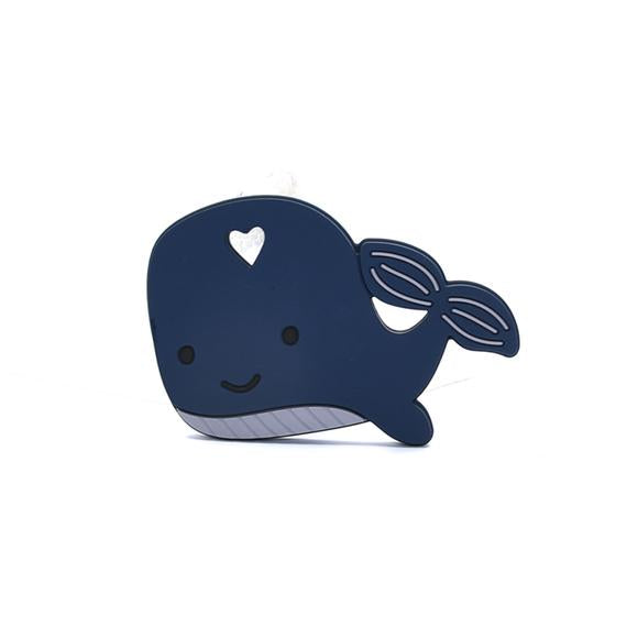 Whale-Dhaped Dilicone Teether