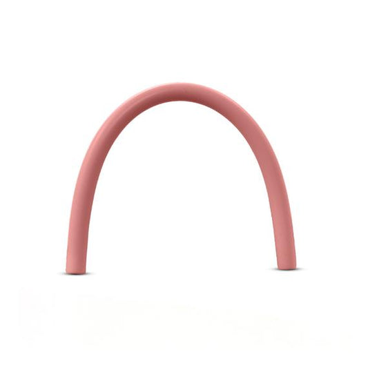 Pink-colored Silicone Straw