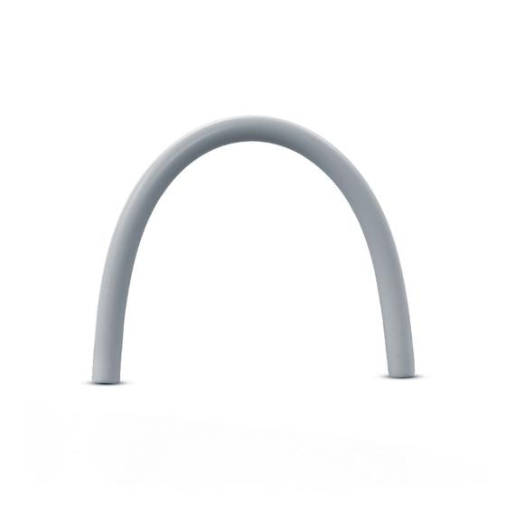 Gray-colored Silicone Straw