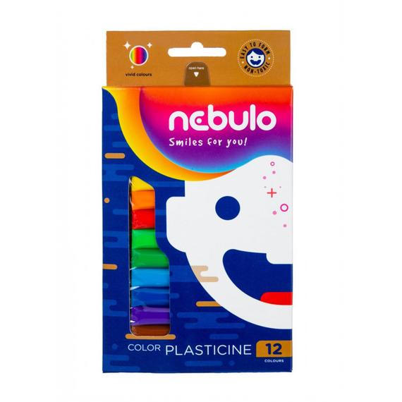 NEBULO Modelliermasse-Set (12 Farben, 200 g)