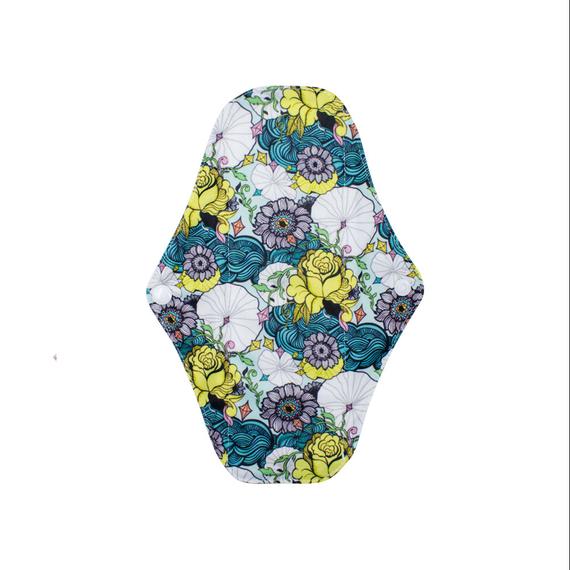 Wiederverwendbare Binde mit Blumenmuster