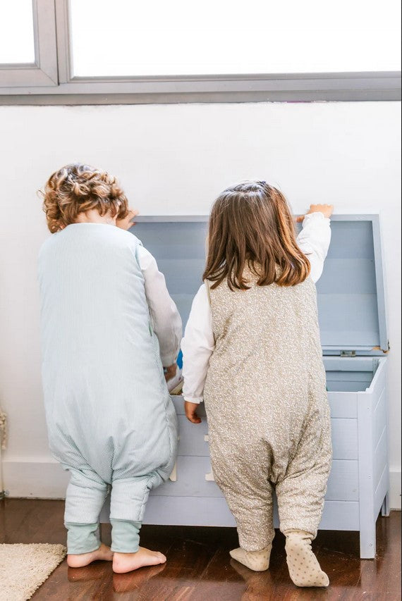 MOLIS&CO Baby Winter Sleeping Jumpsuit with Socks (2.5 TOG) - Beige