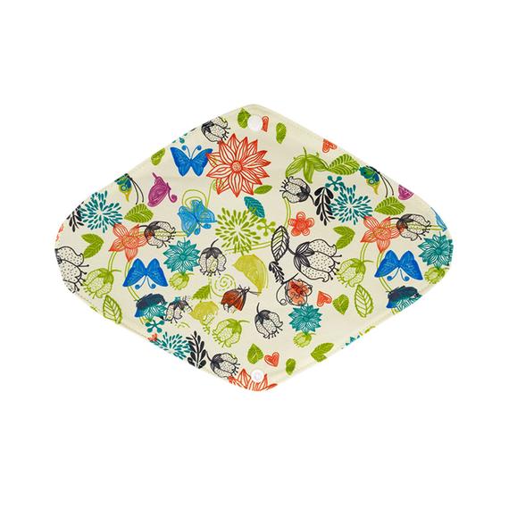 Wiederverwendbare Binde mit Blumenmuster – Größe L
