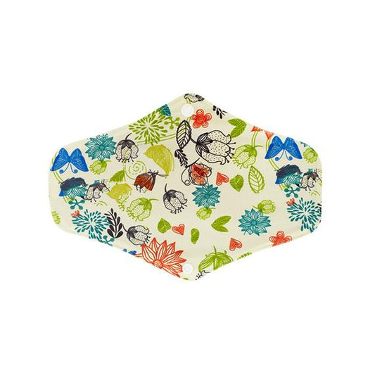 Floral-patterned Reusable Pad - Size M