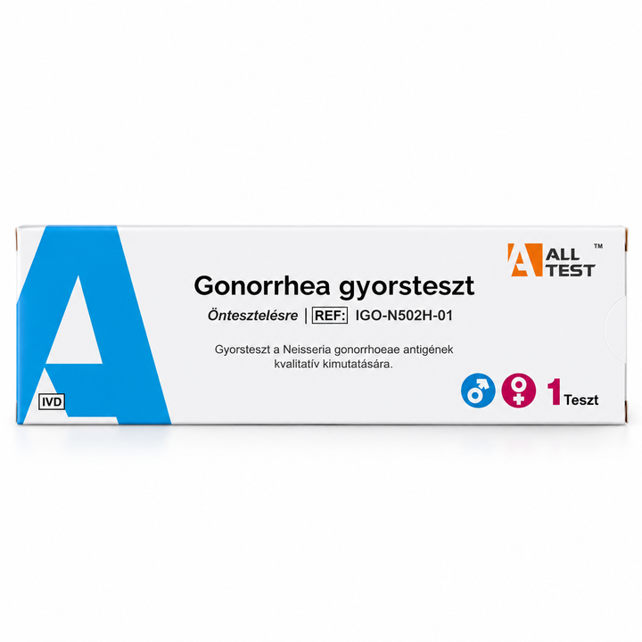 Gonorrhoe-Schnelltest – zur Selbsttestung zu Hause für Frauen und Männer (1 Stück/Packung)